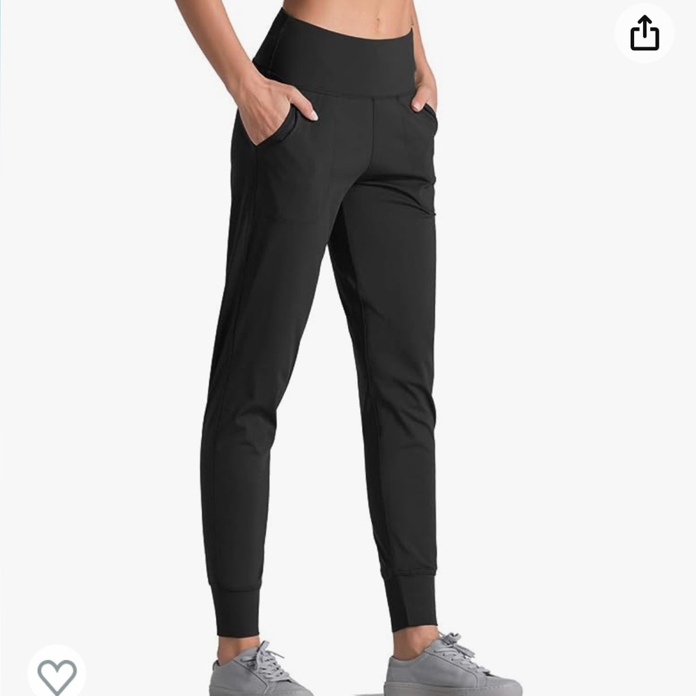 Joggers with Pockets,High Waist Yoga Tapered Sweatpants Women's Lounge Pants